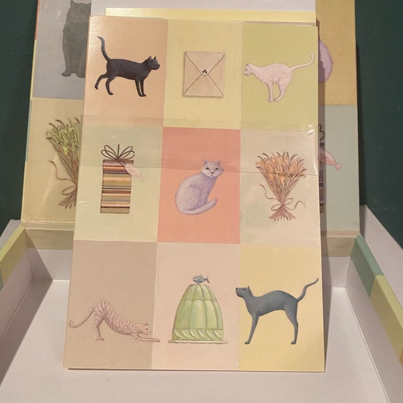 NIB Roger La Borde Cat Notecard set of 20 cards and envelopes - Picture 3 of 5